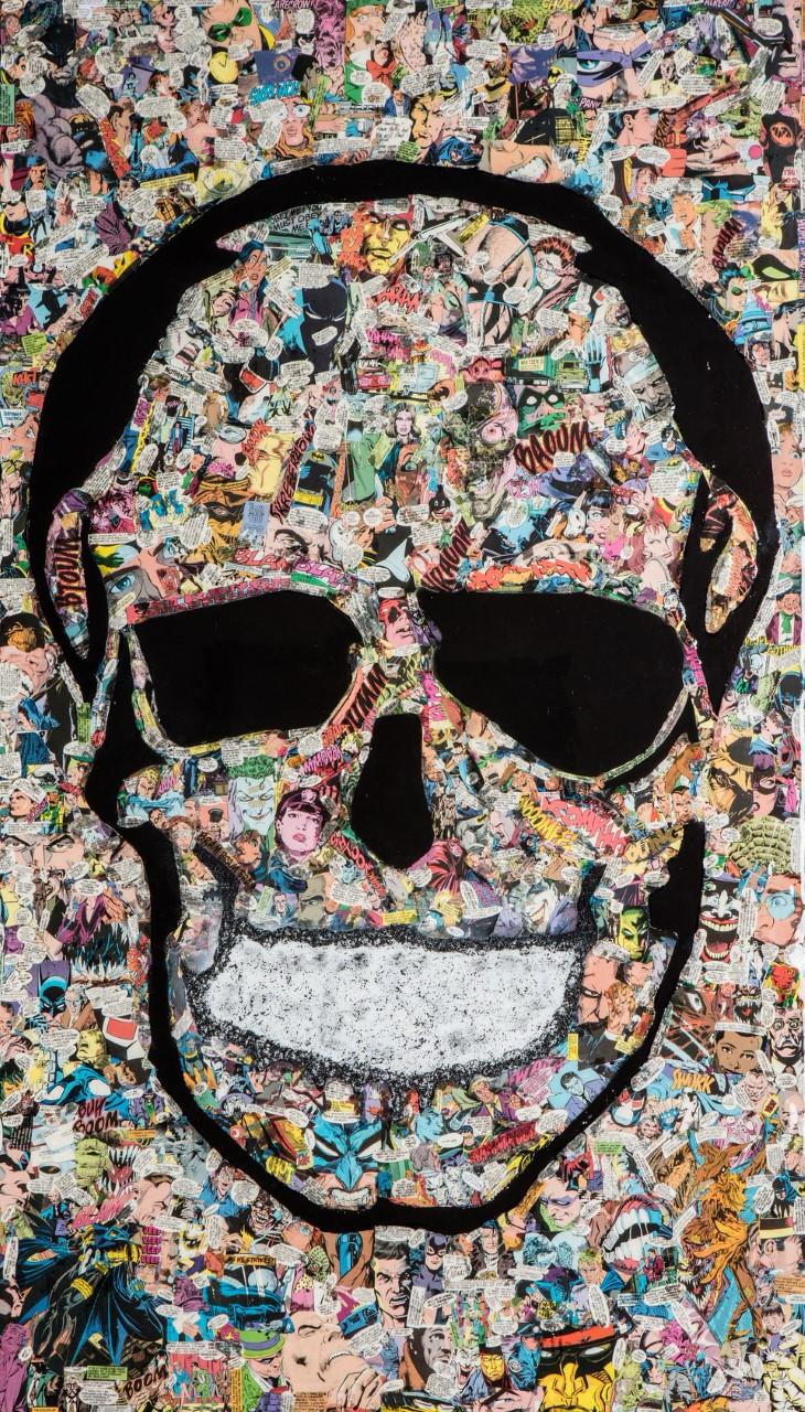 Mixed media collage by Arlette LIMA — Salvaged Story